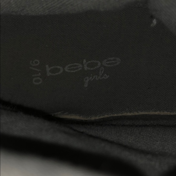 Girls Bebe sparkle sneakers size 9/10 - Picture 4 of 4